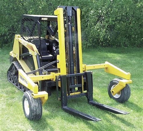 skid steer forklift attachment|forklift attachment for skid loader.